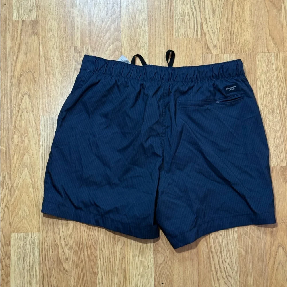 Abercrombie & Fitch Navy Athletic Shorts